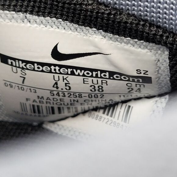 Nike Dunk Sky Hi Black White Women's 543258-002 Wedge Sneaker Shoes Size 7 - Picture 8 of 9